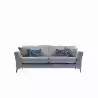 Elegant Fabric 3 Seater Sofa 